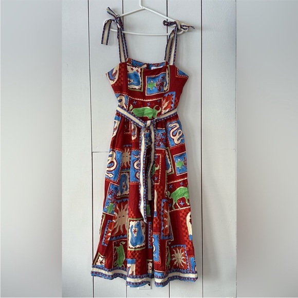 Hunter Bell Quincy Dress in Santa Fe Size 12 NWT - Picture 5 of 11